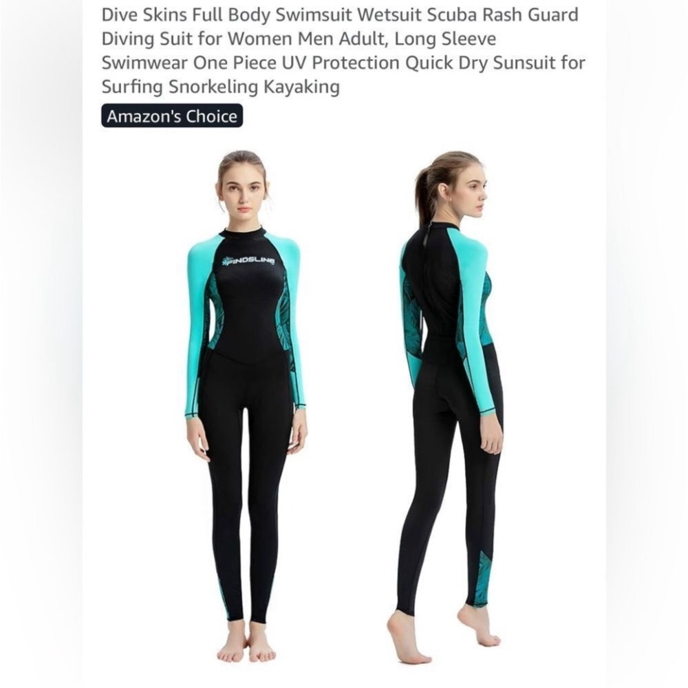 SZ140/Kids Size 10 Skins Full Body Swimsuit Wetsuit Scuba Rash Guard DivingSuit